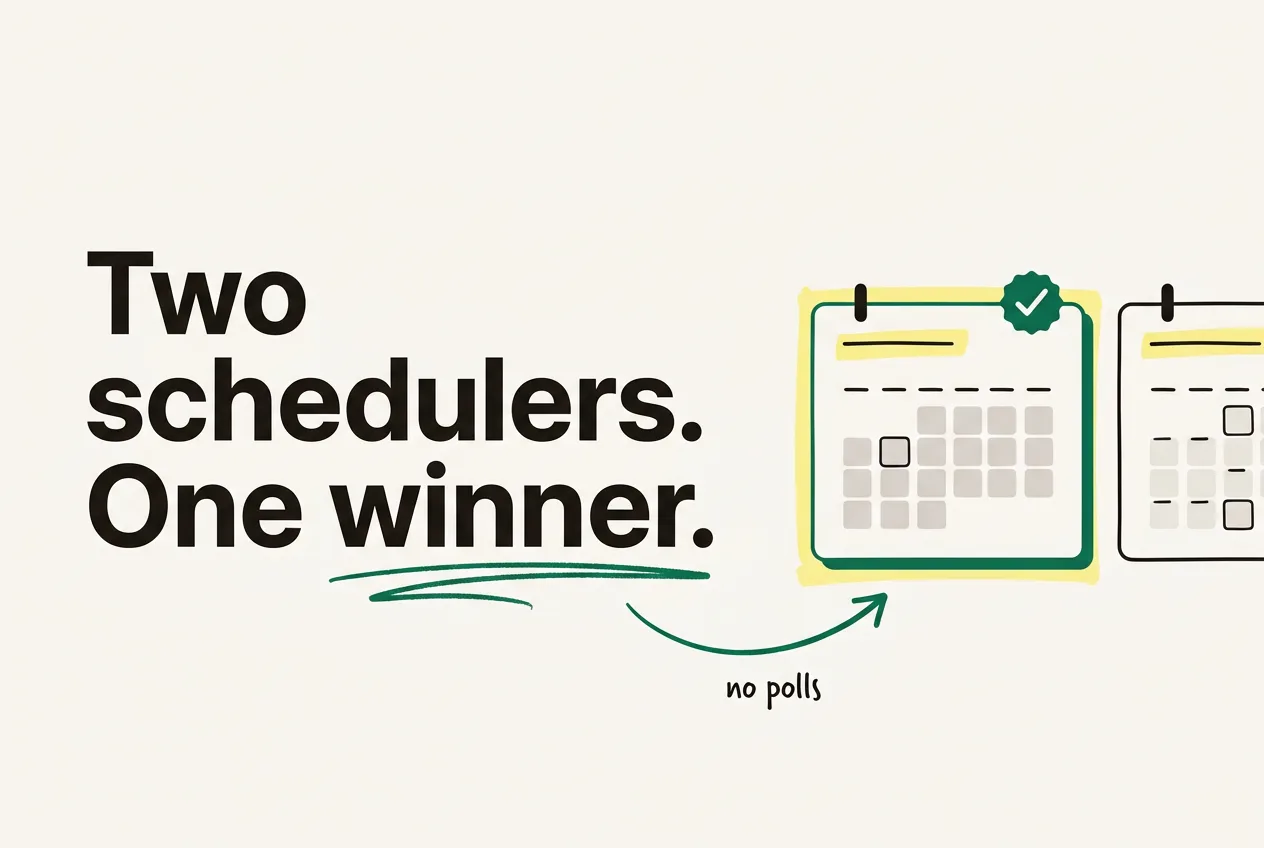 Calendly vs Doodle: Which Scheduling Tool Actually Saves You Time?